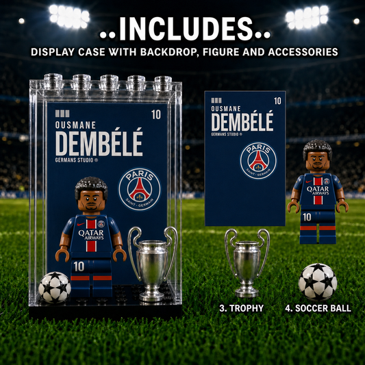 Ousmane Dembélé PSG Minifigure Football Star