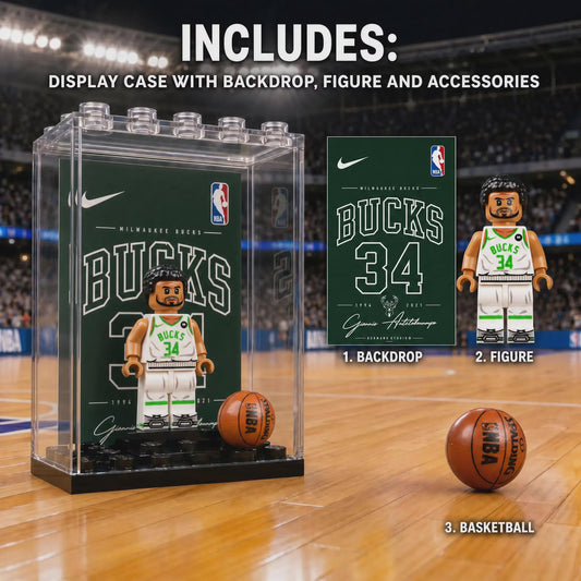 Giannis Antetokounmpo #34 Milwaukee Bucks Minifigure