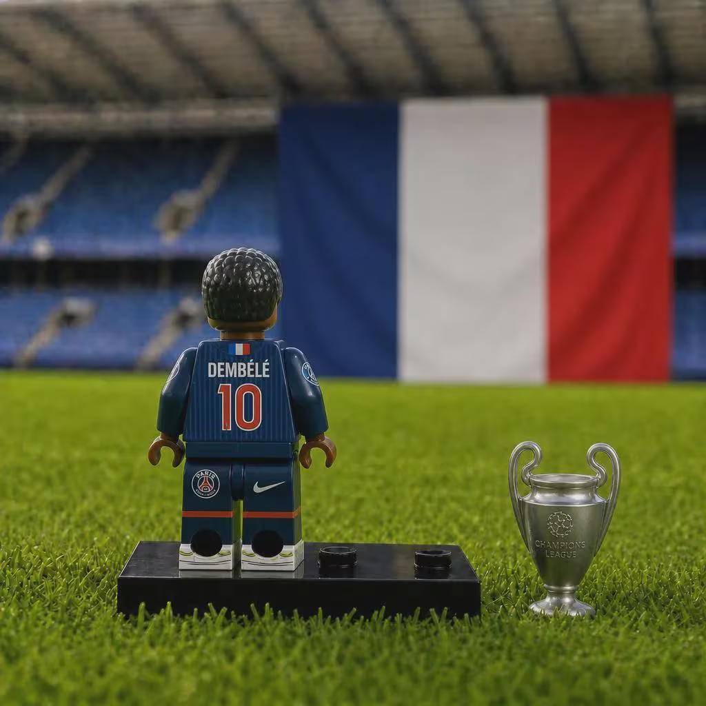Ousmane Dembélé PSG Minifigure Football Star
