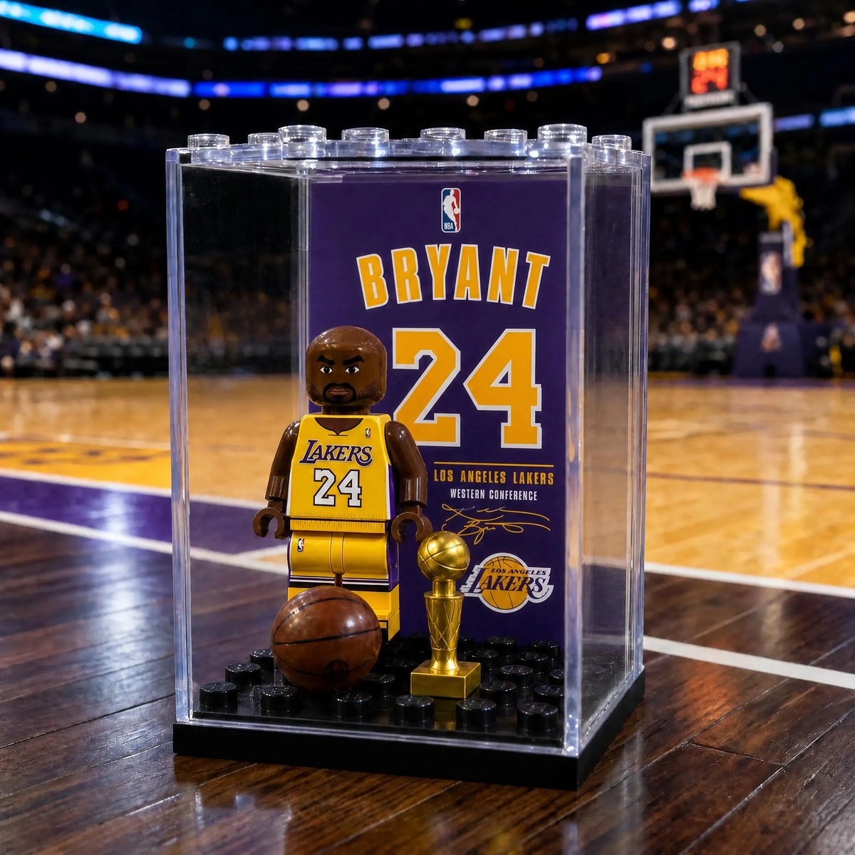 Kobe Bryant Lakers #24 Minifigure – Basketball Legend