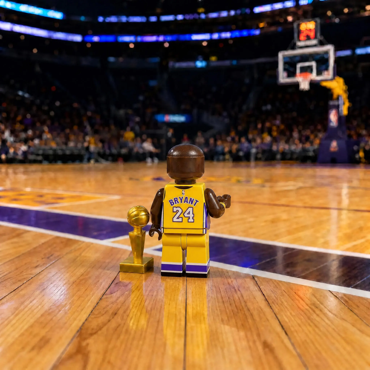 Kobe Bryant Lakers #24 Minifigure – Basketball Legend