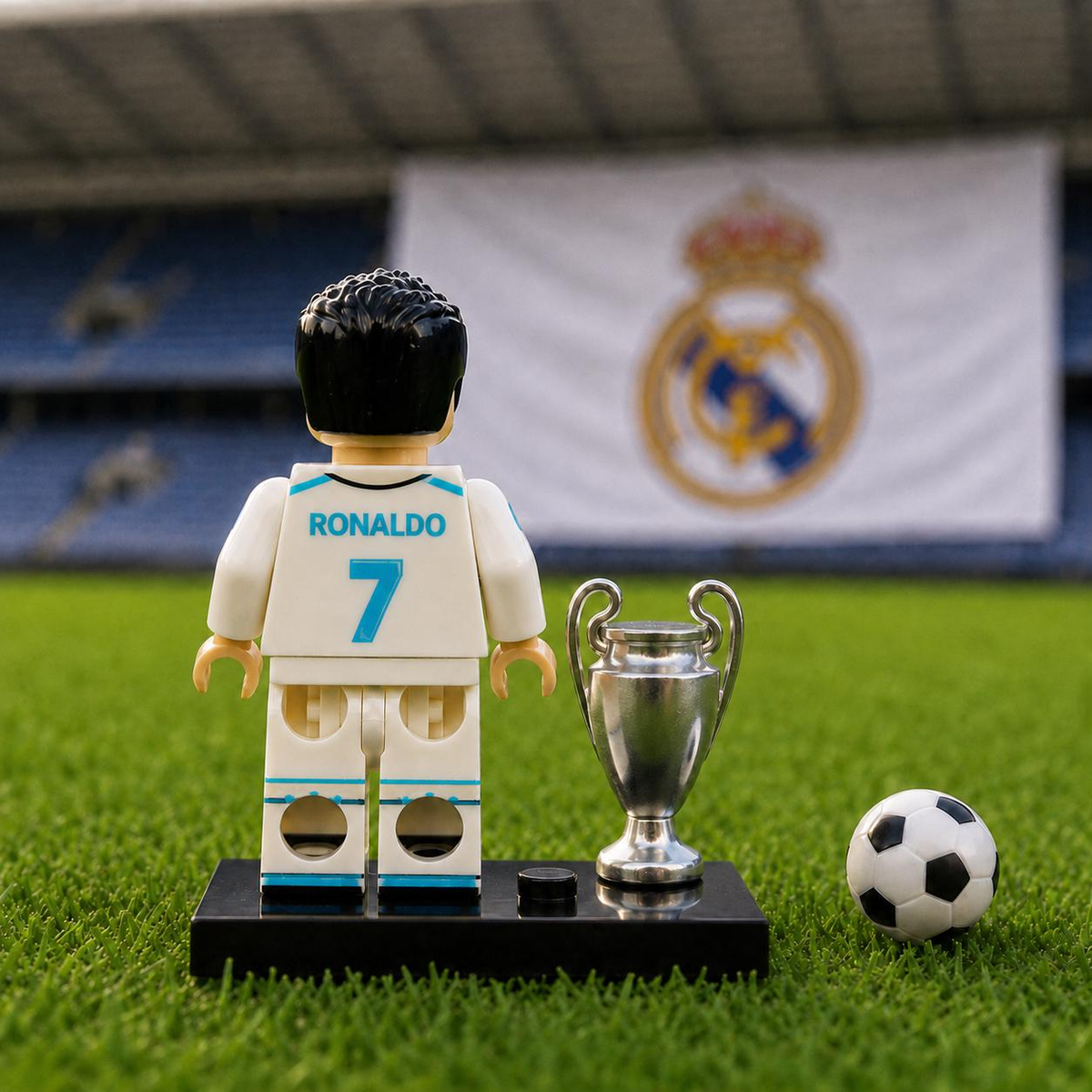 Cristiano Ronaldo Real Madrid Minifigure  CR7 Football