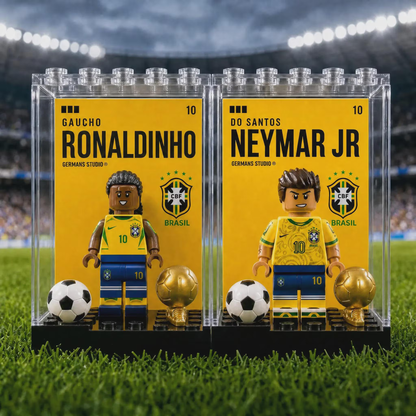 Neymar & Ronaldinho #10 Brazil 2-Pack Minifigures