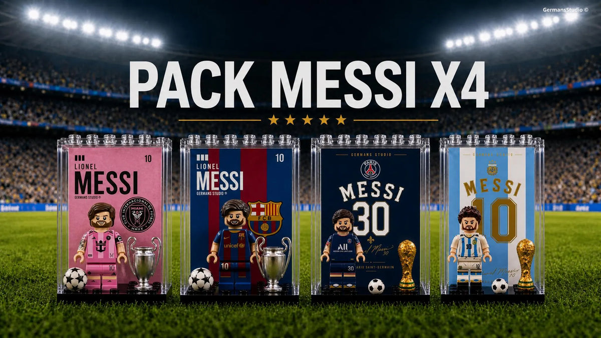Lionel Messi 4-Pack Minifigures Collection