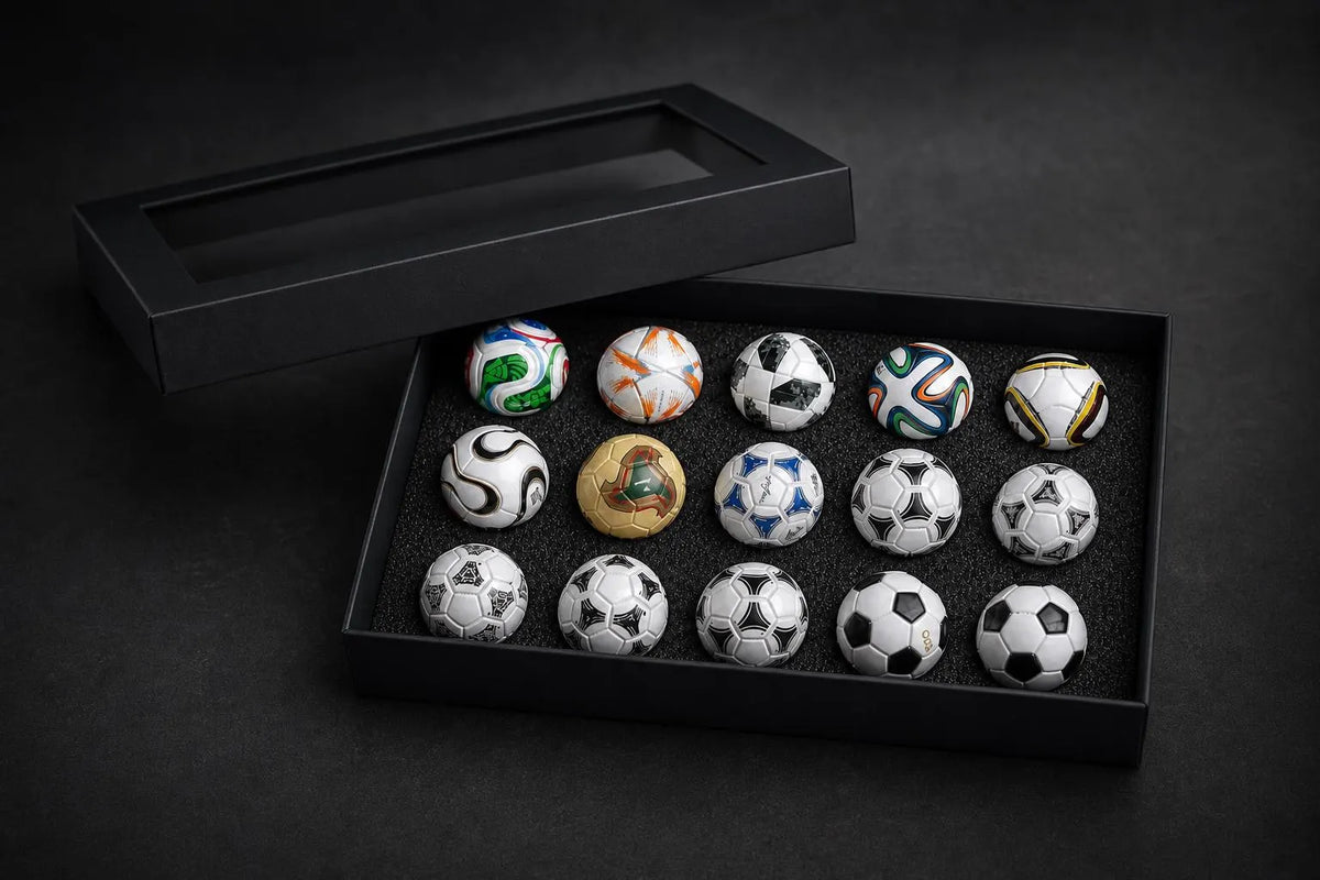 Historical World Cup Match Ball Collection Frame (1970 - 2026) | Exclusive Edition
