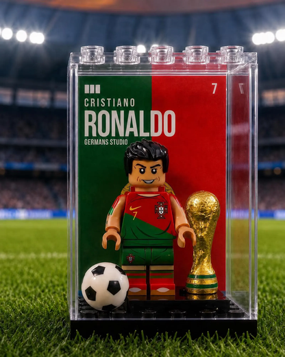Pack of 5 Cristiano Ronaldo CR7 Minifigures – Football Legend Collection