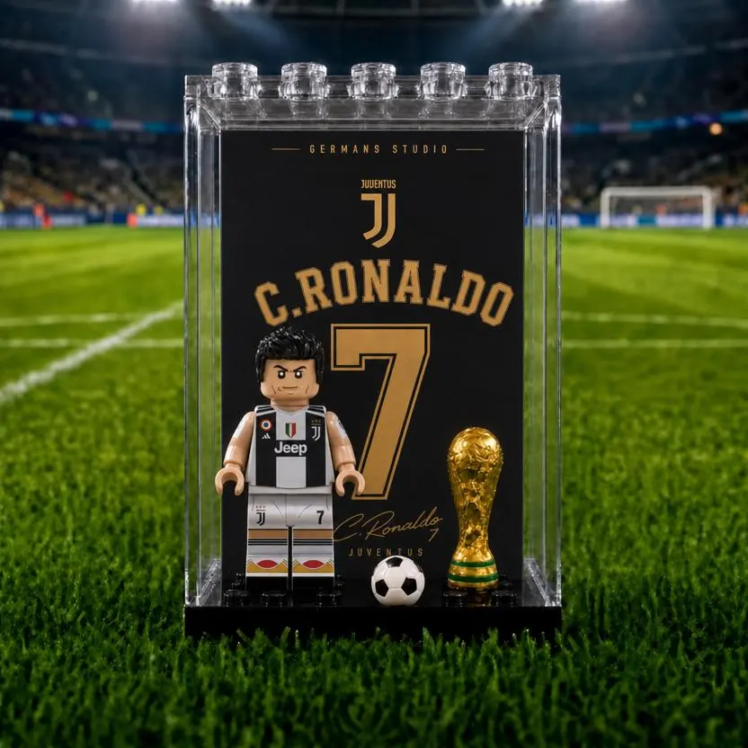 Pack of 5 Cristiano Ronaldo CR7 Minifigures – Football Legend Collection