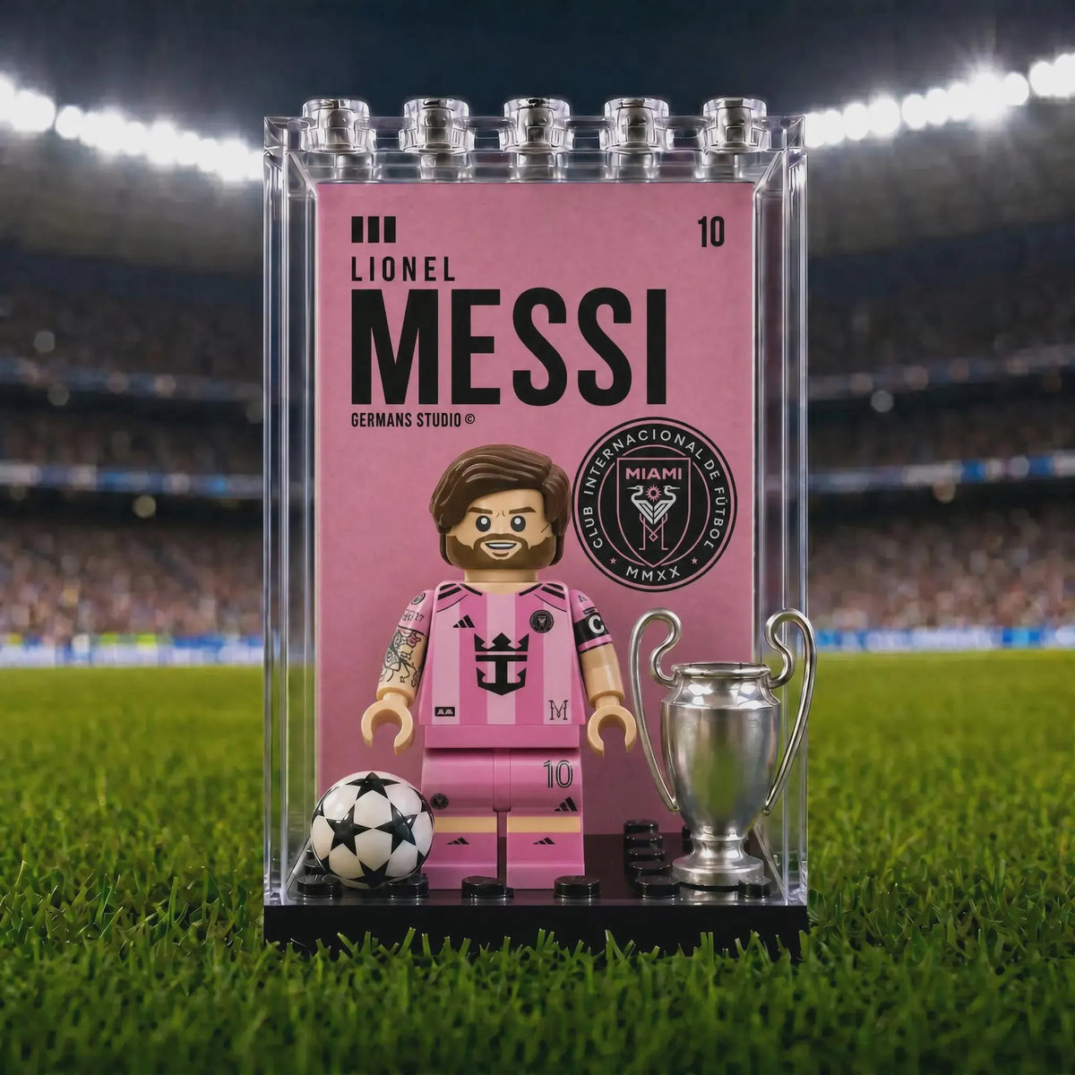Lionel Messi #10 Inter Miami CF Minifigure