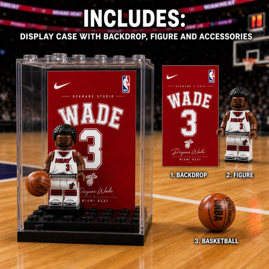 Dwyane Wade #3 Miami Heat Minifigure