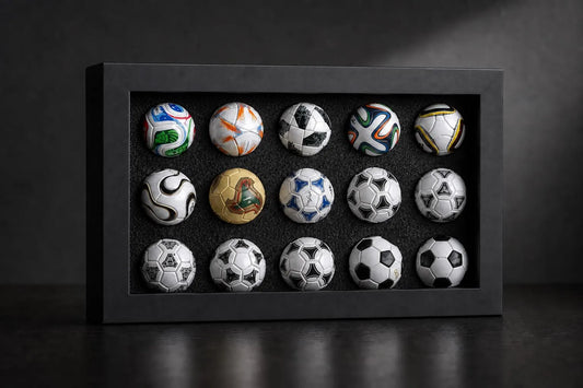 Historical World Cup Match Ball Collection Frame (1970 - 2026) | Exclusive Edition