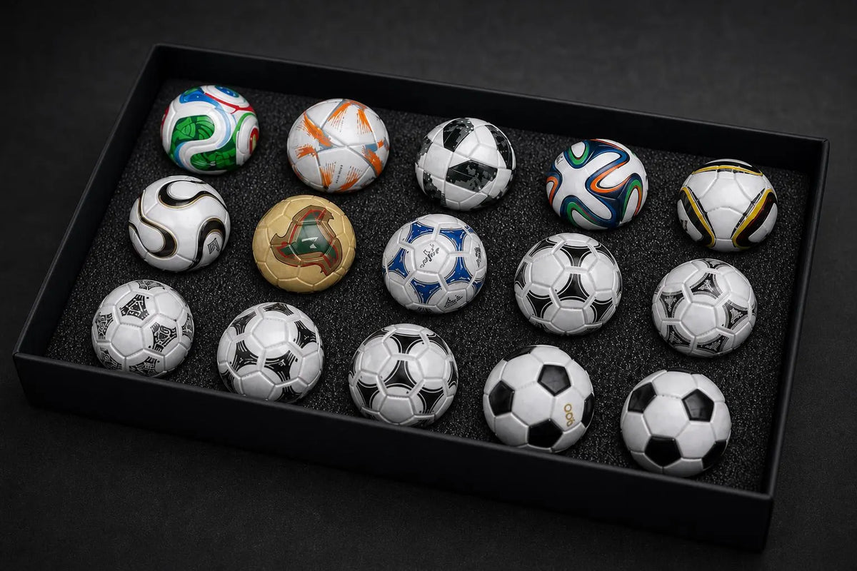 Historical World Cup Match Ball Collection Frame (1970 - 2026) | Exclusive Edition
