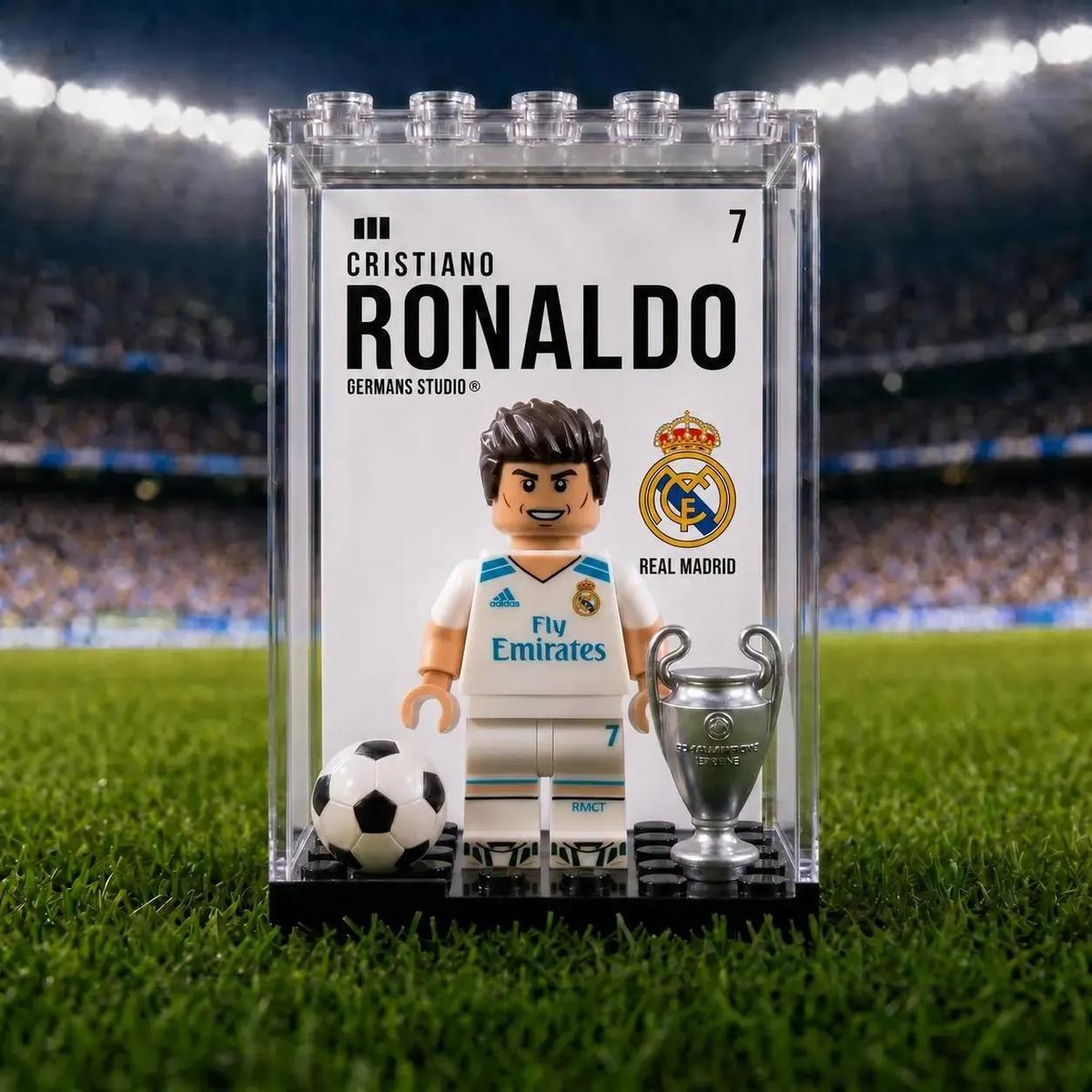 Pack of 5 Cristiano Ronaldo CR7 Minifigures – Football Legend Collection