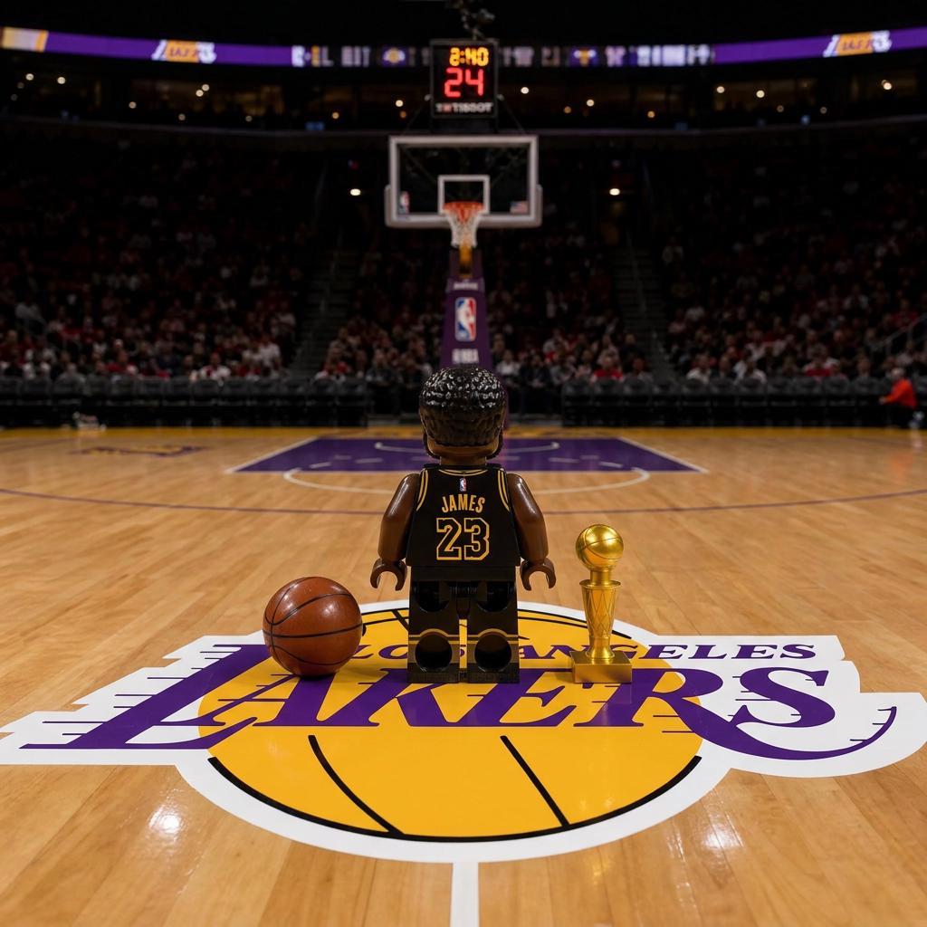 LeBron James #23 Los Angeles Lakers Minifigure