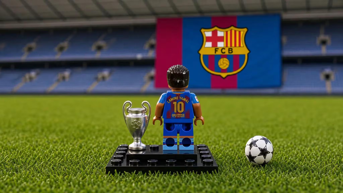 Lamine Yamal Barcelona #10 Minifigure – Football Star