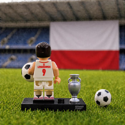 Robert Lewandowski #9 Poland National Team Minifigure