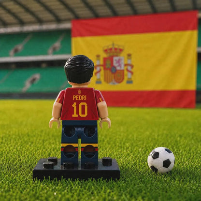 Pedri #10 Spain National Team Minifigure