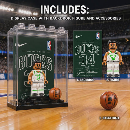 Giannis Antetokounmpo #34 Milwaukee Bucks Minifigure