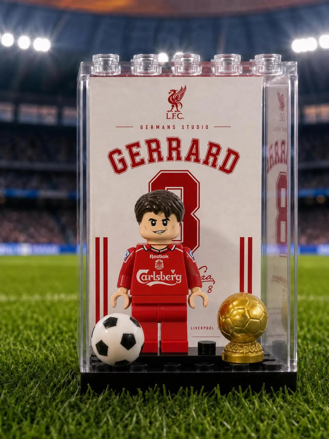 Steven Gerrard #8 Liverpool FC Minifigure