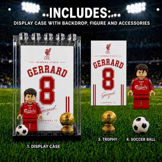 Steven Gerrard #8 Liverpool FC Minifigure