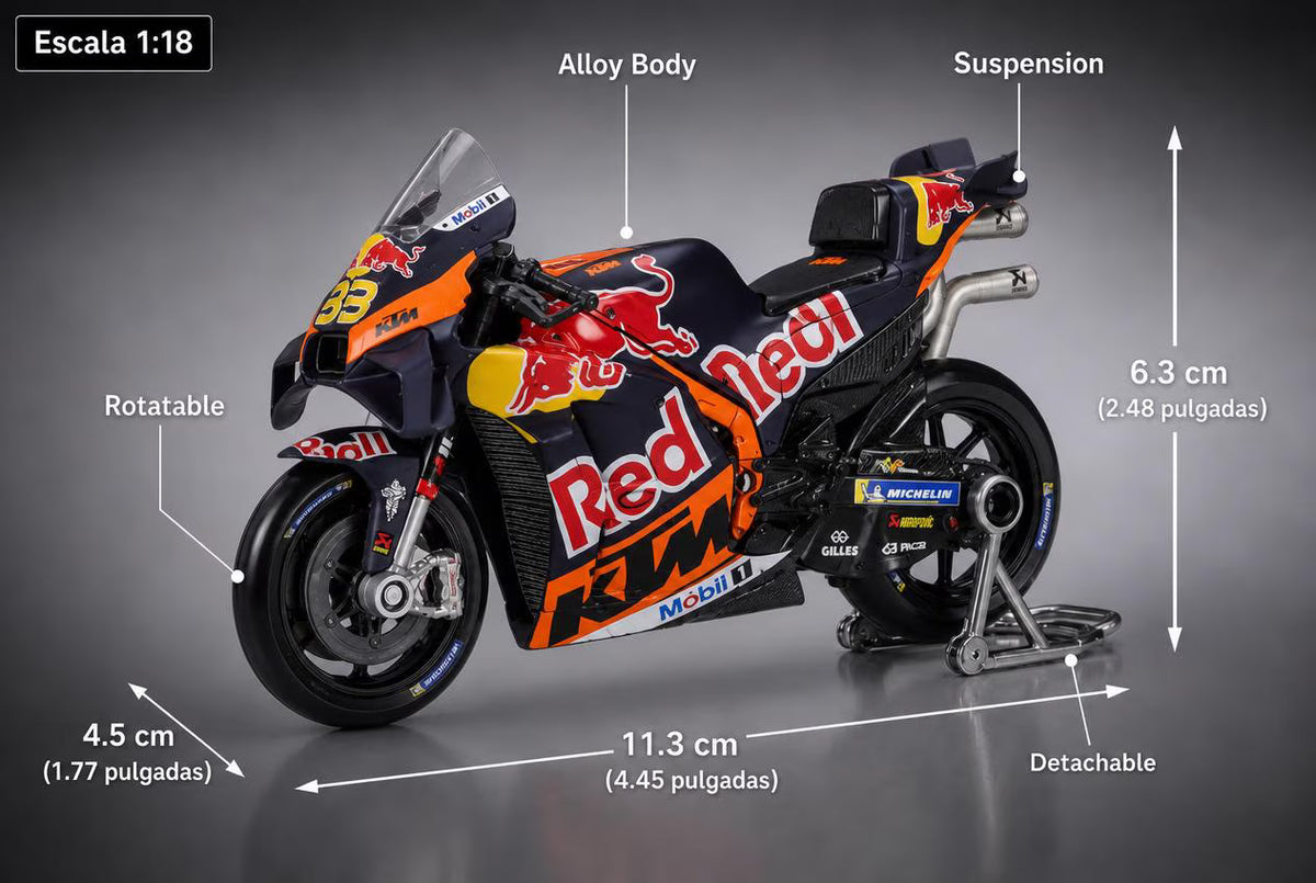 Brad Binder #33 Red Bull KTM Factory Racing RC16 MotoGP 1:18 Scale