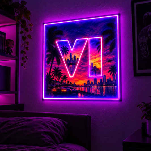 Neon GTA VI Purple Paradise Led