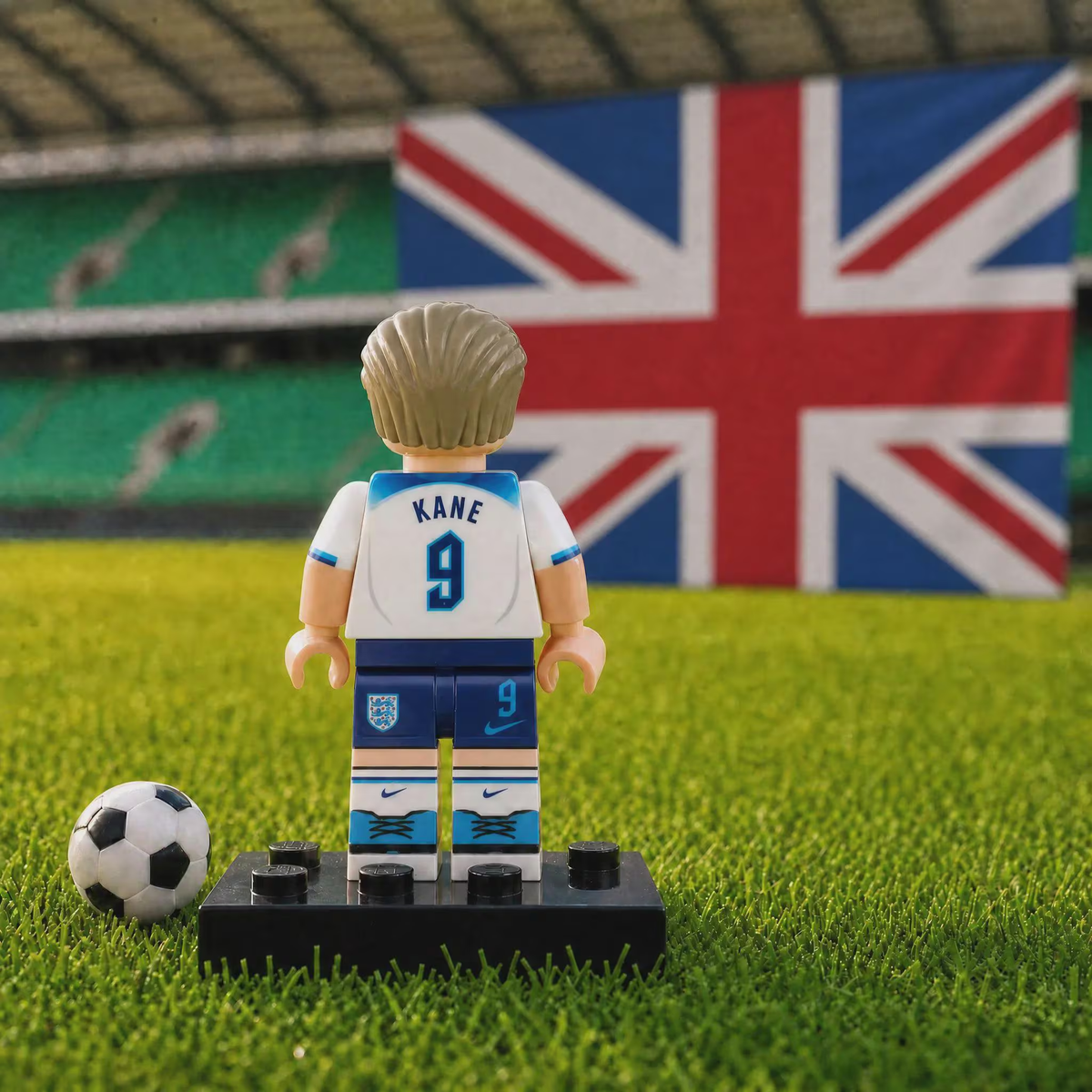Harry Kane England Minifigure – Football Star Custom