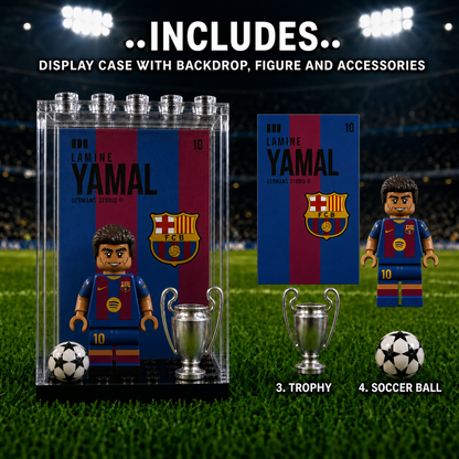 Lamine Yamal Barcelona #10 Minifigure – Football Star