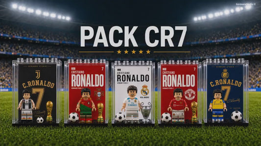 Pack of 5 Cristiano Ronaldo CR7 Minifigures – Football Legend Collection
