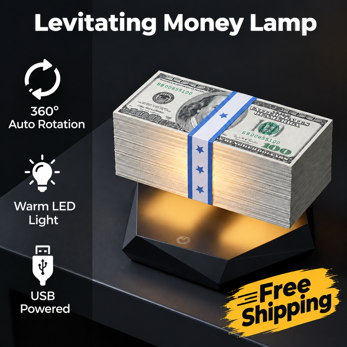 Floating Money Lamp Levitating  GTA Vice City Style